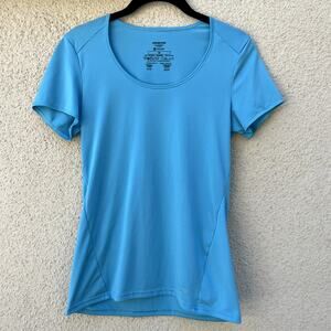 Patagonia Capilene 1 Silkweight Tee XS Blue Short Sleeve